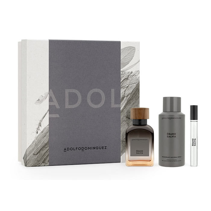 Adolfo Dominguez Ebony Sage Eau De Parfum Vaporisateur 120 ml Coffret De Noël