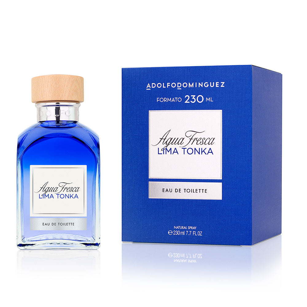 Adolfo Dominguez Agua Fresca Lima Tonka Eau De Toilette pour Homme 230 ml