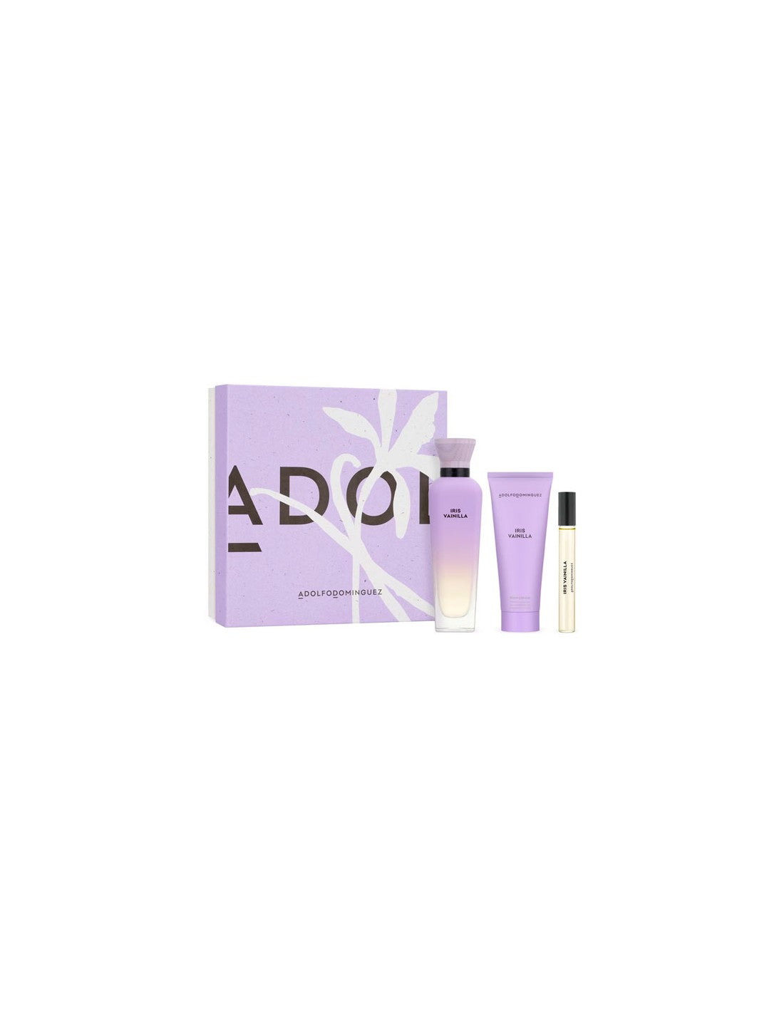 Adolfo Dominguez Est Adolfo D Iris Vanilla 120 Mini 10 ml Body 75 ml