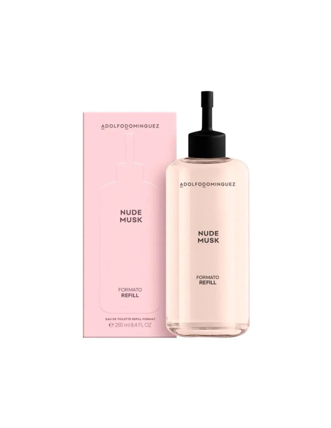 Adolfo Dominguez Musk Nude EDP Ricarica 250 ml Donna — Eau de Parfum