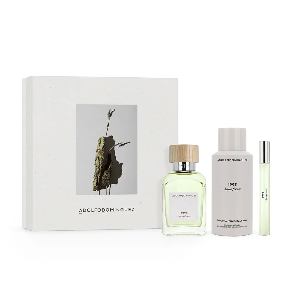 Adolfo Dominguez Agua Fresca Uomo Coffret Eau De Toilette 120 ml Eau De Toilette 10 ml Déodorant 150 ml