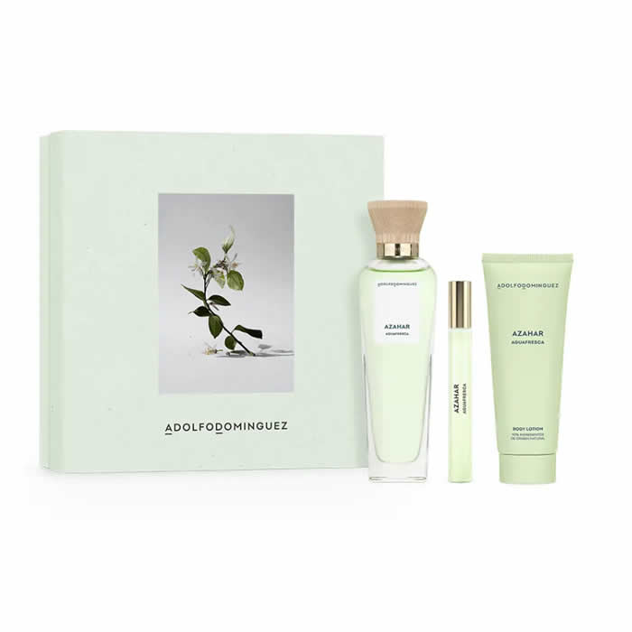 Adolfo Dominguez Agua Fresca De Azahar Eau De Toilette Set Femei 3 Piese