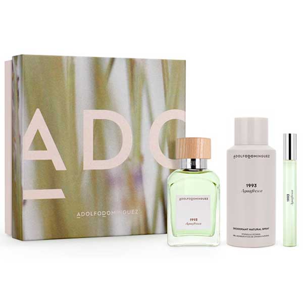 Adolfo Dominguez Agua Fresca Eau De Toilette 120 מ&quot;ל סט 3 חלקים 2024