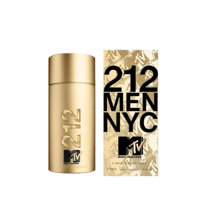 Carolina Herrera 212 uomo MTV Eau De Toilette Spray 100ml edizione limitata