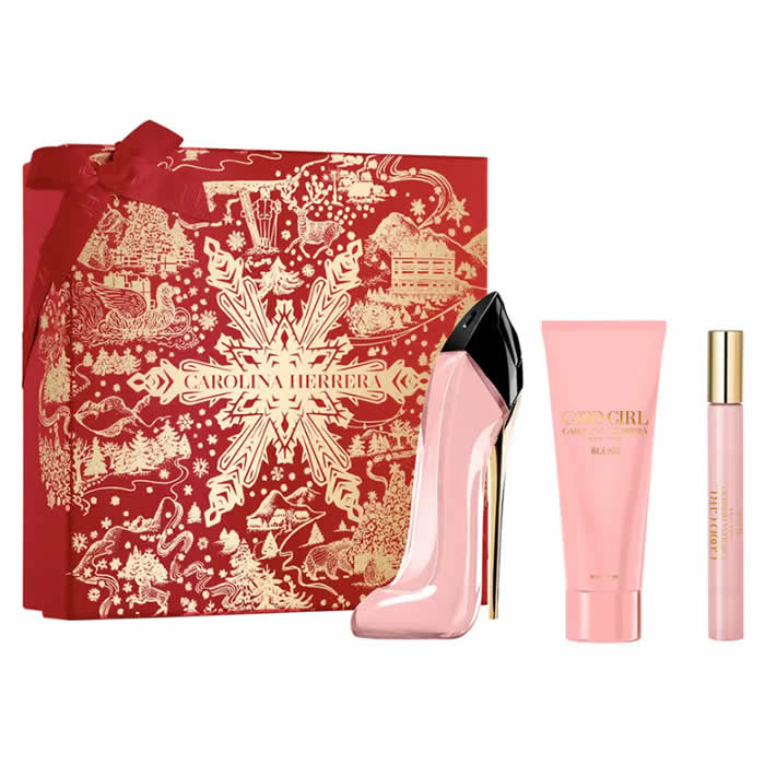 Carolina Herrera Good Girl Blush Eau De Parfym Spray 80 ml Set med 3 delar