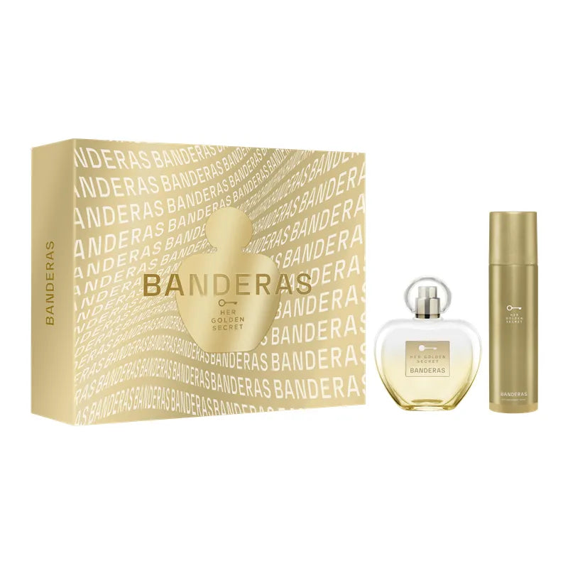 Banderas Her Golden Secret Набор (edt 80ml + deo/150ml)