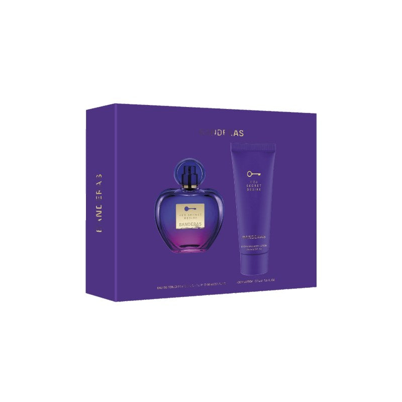 Banderas Her Secret Desire Set (edt/80ml + b/lot/75ml) 