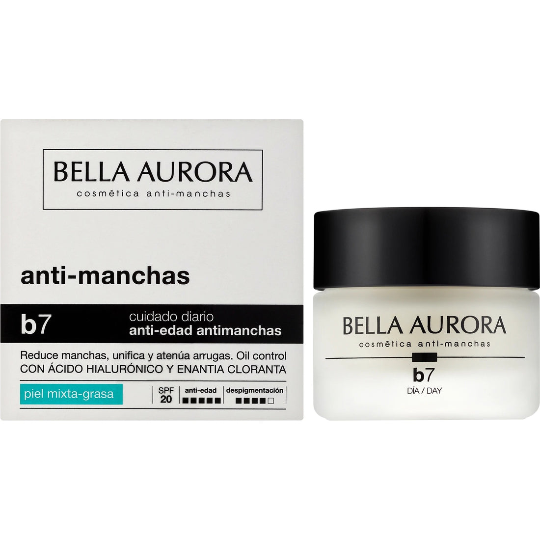 Bella Aurora B7 crema viso antimacchia pelli miste e grasse 50 ml — Crema viso