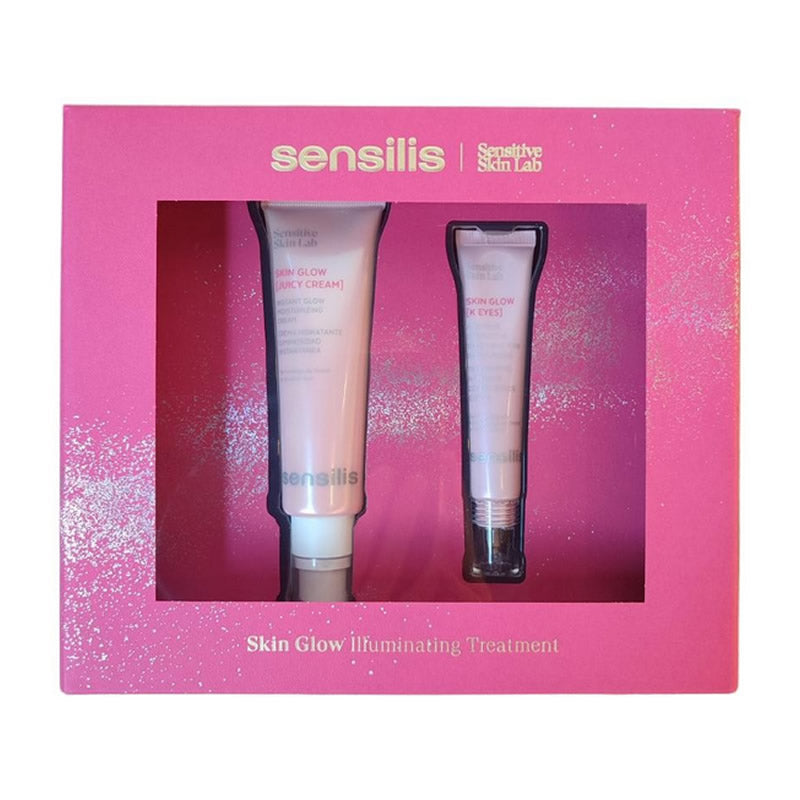 Emballage Sensilis Skin Glow Juicy Cream 50 ml + Skin Glow K øjne 15 ml