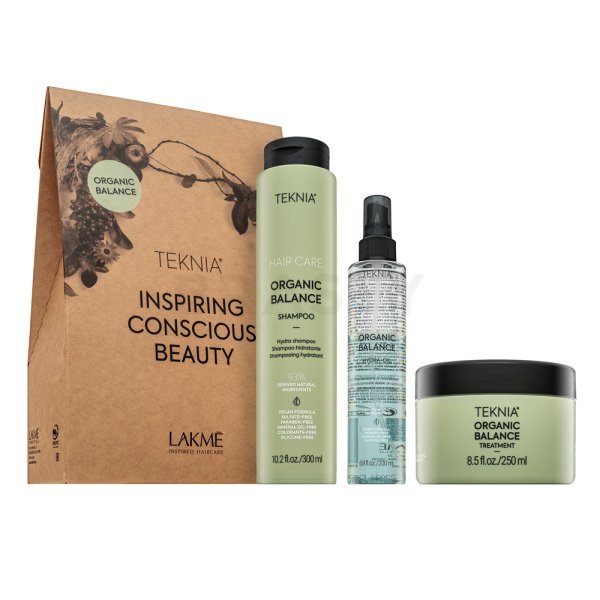 Lakmé Teknia Pack Equilibrio Orgánico 300 ml + 250 ml + 100 ml