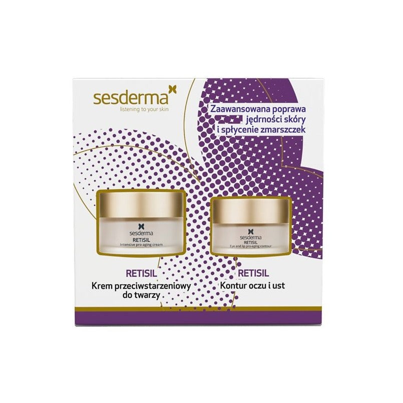 Sesderma Retisil Set crema fluida 50 ml + crema contorno occhi e labbra 30 ml