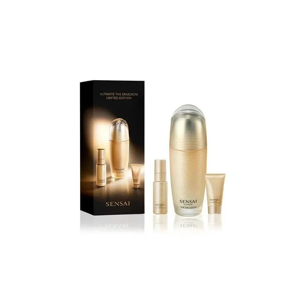 Sensai Ultimate The Emulsion 100 ml + The Lotion II 16 ml + The Mask 8 ml — مجموعة العناية بالبشرة للوجه