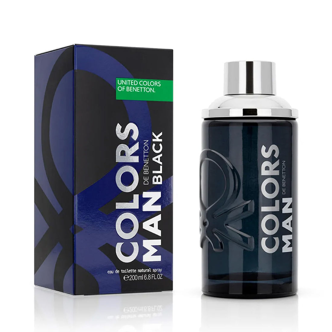 Benetton Colors de Benetton Man Black Eau de Toilette Uomo 200 ml — Eau de Toilette