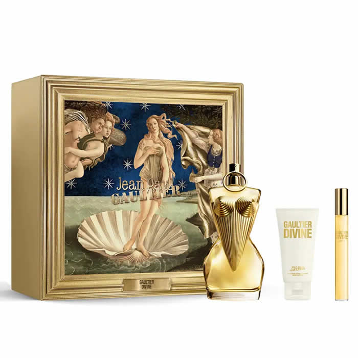 Jean Paul Gaultier ספריי Divine Eau De Perfume 100 מ"ל סט 3 חלקים