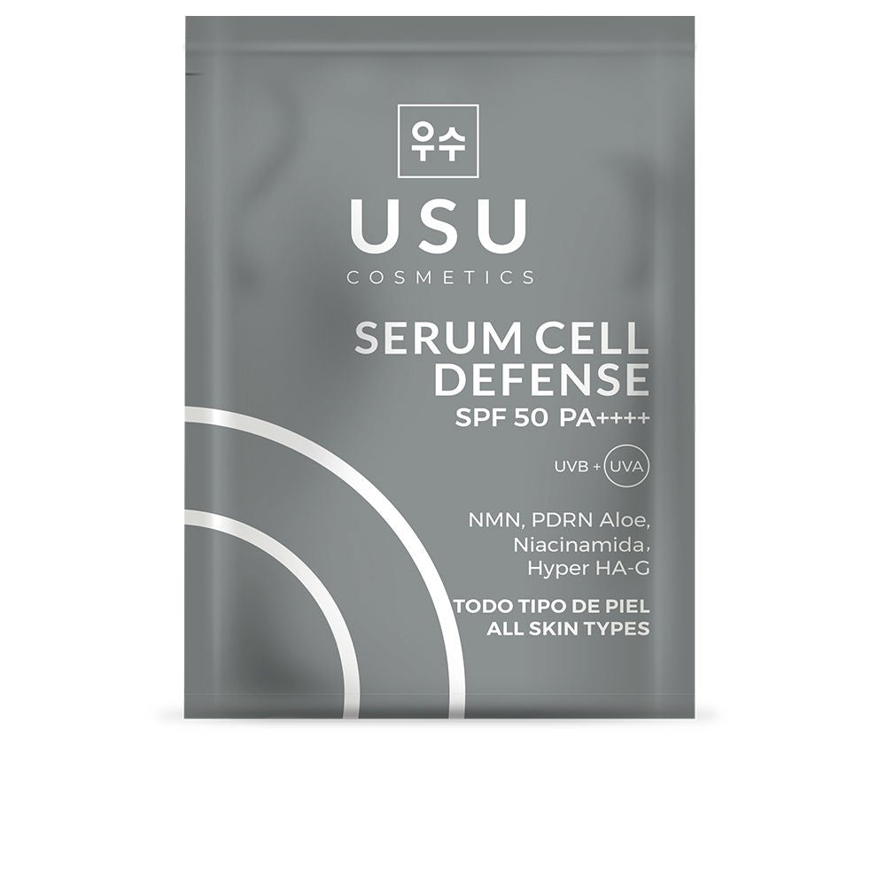 Usu Cosmetics Cell Defense Siero viso SPF 50 30 ml — Siero viso solare