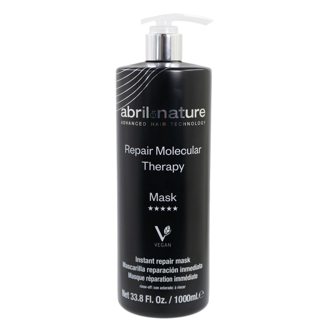 Abril Et Nature Riparatore Molecular Therapy Maschera 1000 ml — Molekylær reparerende hårmaske