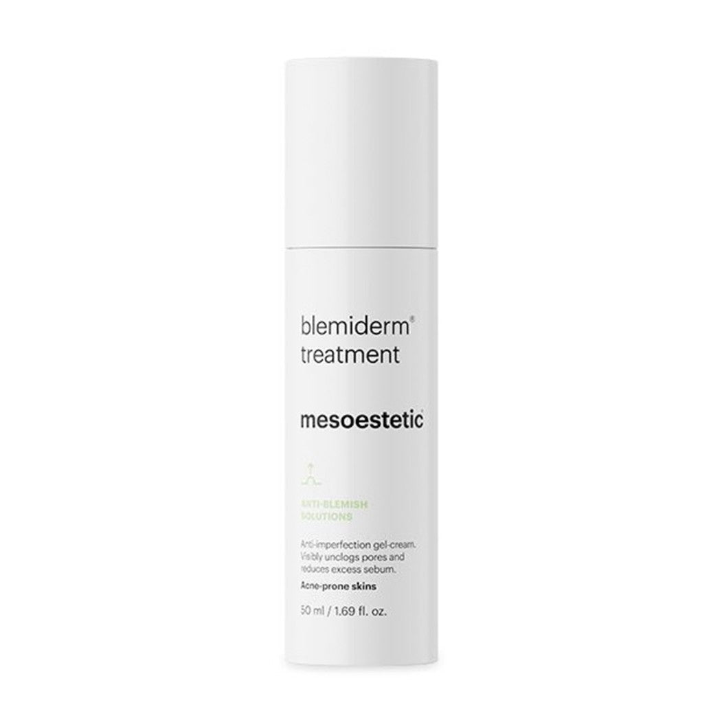 Mesoestetic Blemiderm Nachtpflege-Cremegel für fettige Haut mit Akne 50 ml