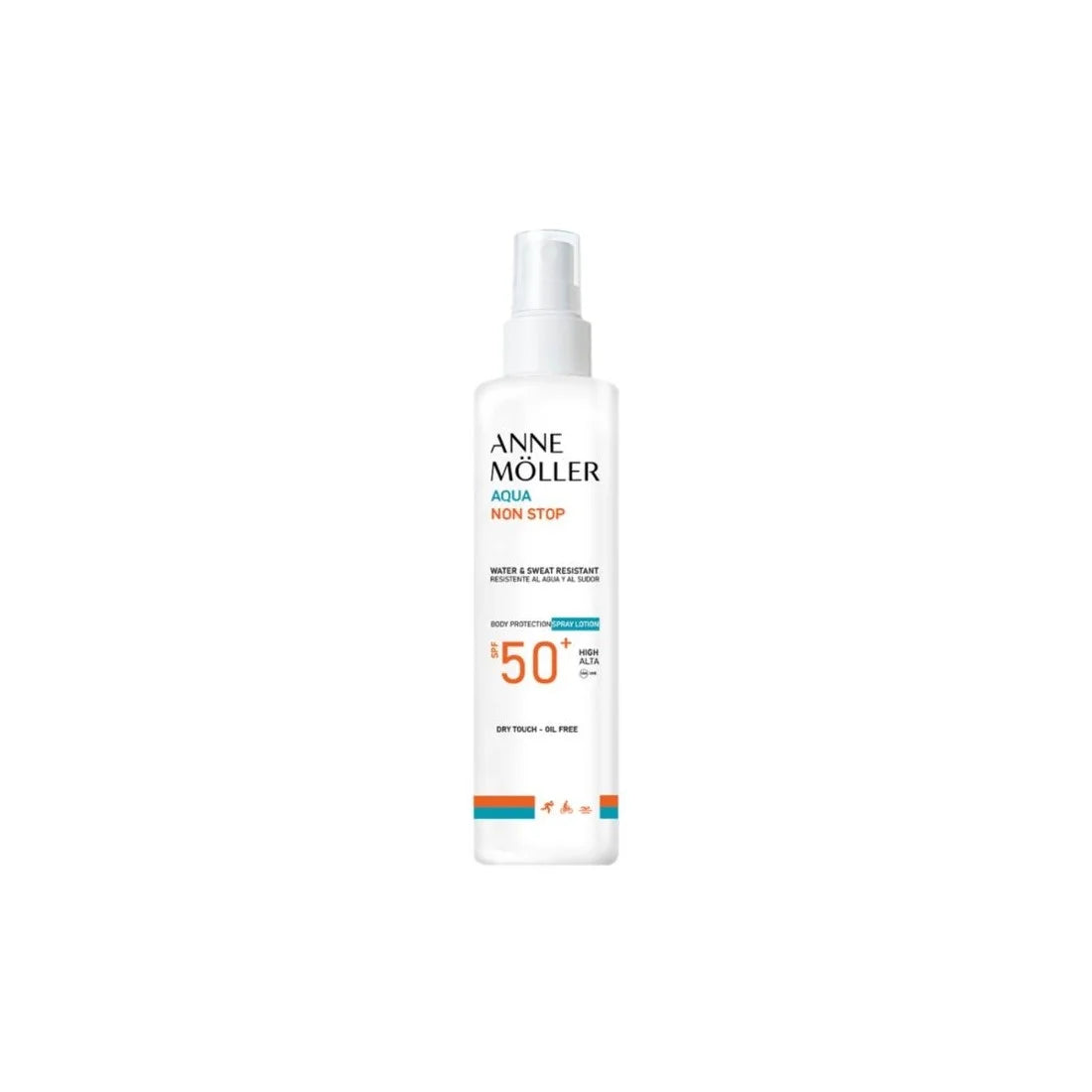 Anne Möller A Moller Non Stop Spray corpo SPF 50 200 ml — Solbeskyttelse til kroppen