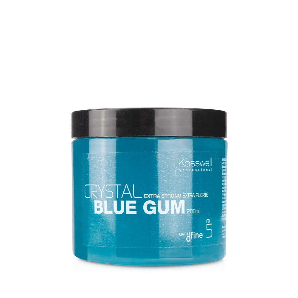 Kosswell Professional Dfine Crystal Blu Gum Gel estructurante fijación fuerte 200 ml