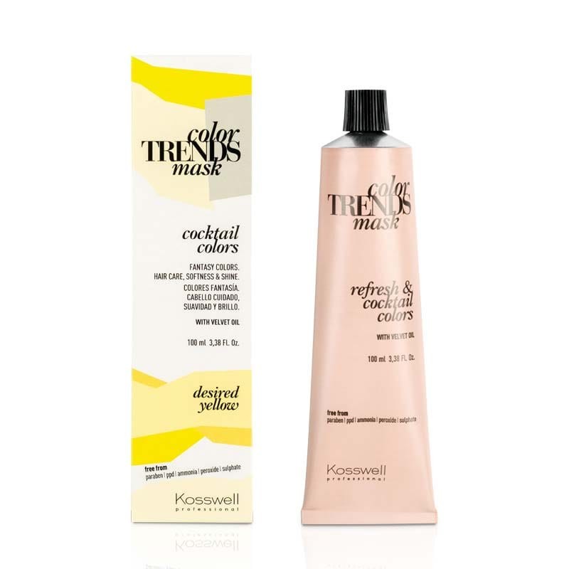 Kosswell Professional Color Trends Cocktail Colors Tónovací maska Desired Yellow