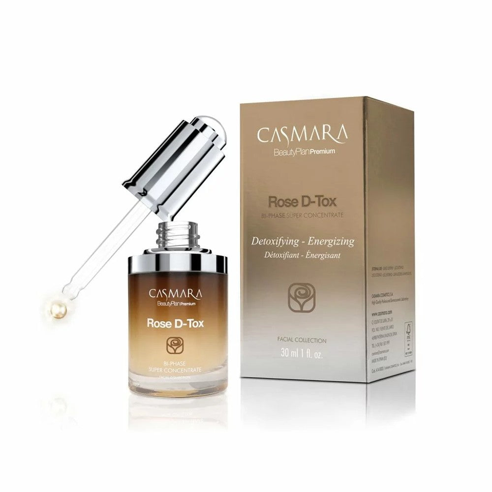 Casmara Rose D-Tox Super Concentrate 30 ml — Energetisierendes Detox-Gesichtsserum