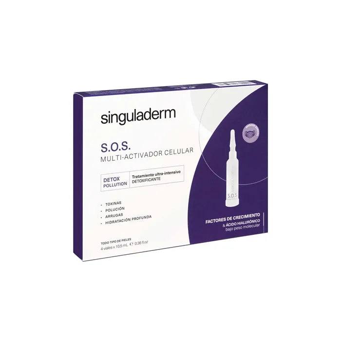 Primaderm Singuladerm S.O.S. Multi-Cellular Activator — trattamento detossinante 4x10,5 ml