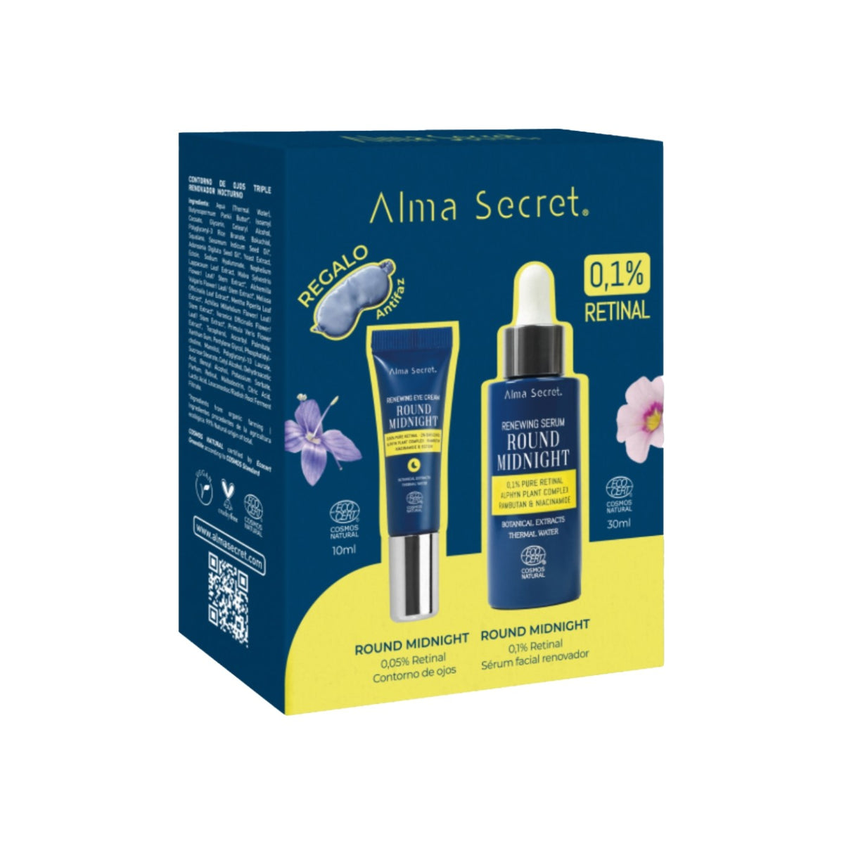 Alma Secret Round Midnight Cofanetto 3 pezzi — Set viso
