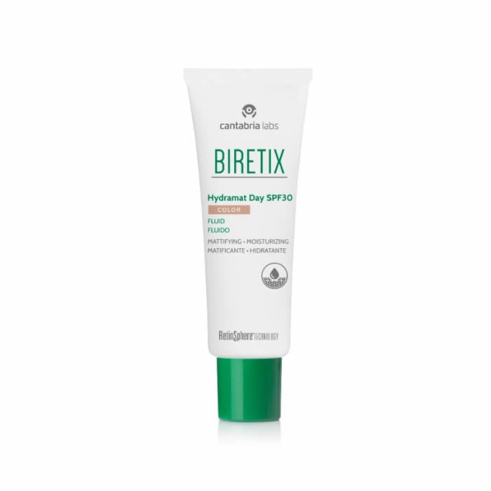 Endocare Biretix Hydramat Spf30 Płyn na dzień barwiony 50 ml