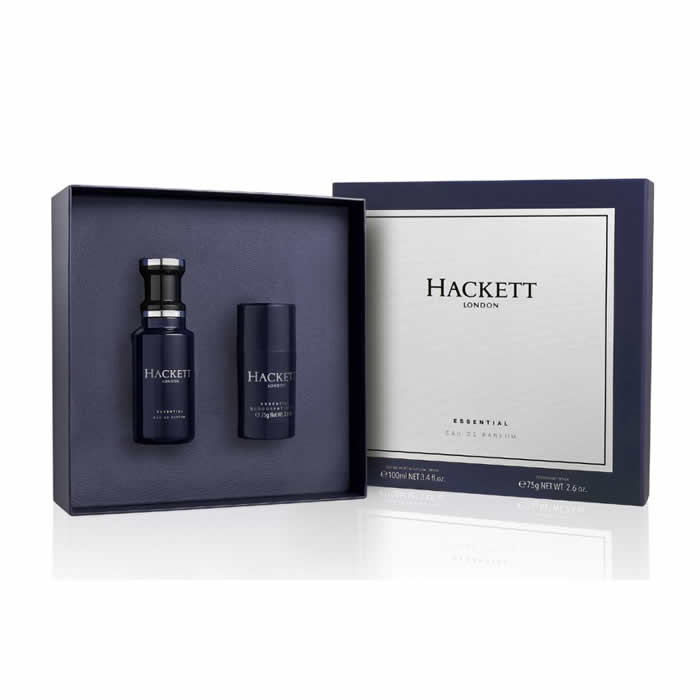 Hackett عطر إسينشيال أو دو برفيوم للرجال 100 مل، مجموعة من قطعتين