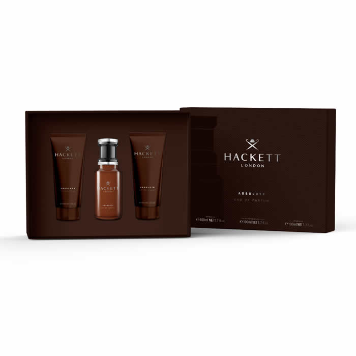 Hackett Absolute Eau De Perfume Uomo 100ml Set 3 pezzi