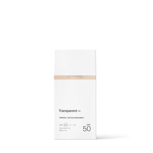Transparent Lab Crema solare colorata SPF 50 Chiaro — Tónovaný opalovací krém na obličej