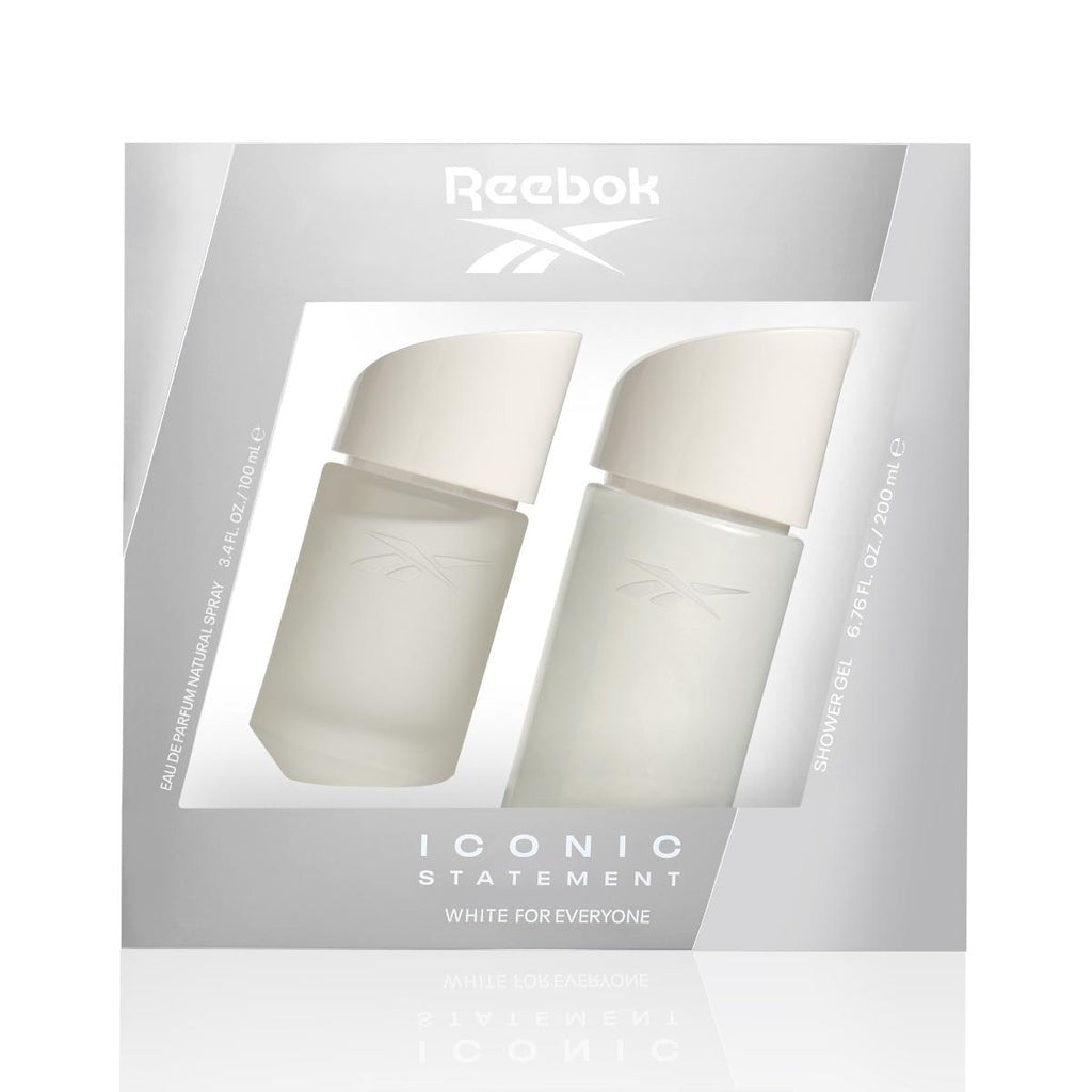 Reebok Iconic Statement White Eau de Parfum 100 ml + Showergel 200 ml — Herresæt