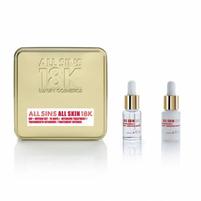 All Sins 18k All Skin Efg Oxygen Trattamento intensivo 2 pezzi