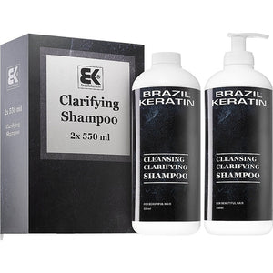 Brazil Keratin Shampoo purificante 550 ml x2 — Shampoo Set