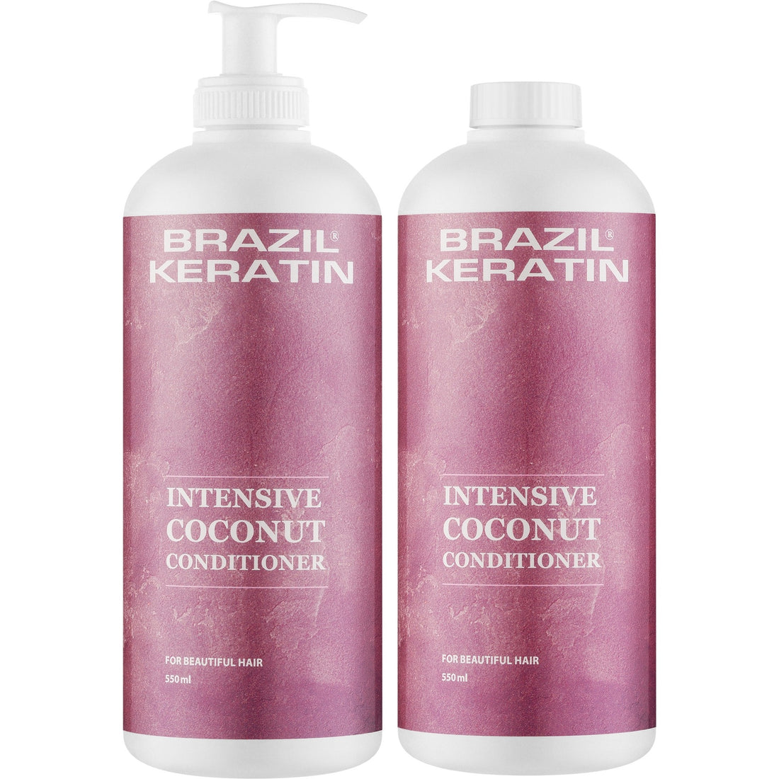 Brazil Keratin Intensive Coconut Balsamo intensivo 550 ml x2 — Balsam Set