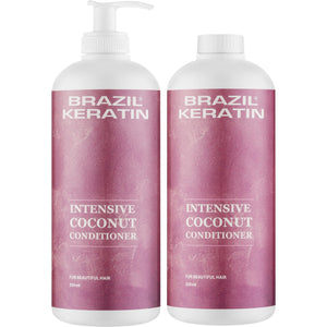 Brazil Keratin Intensive Coconut Balsamo intensivo 550 ml x2 — Balsam Set