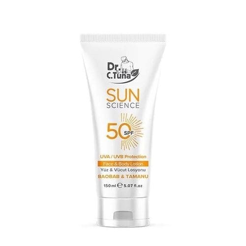 Farmasi Dr. C. Tuna Lozione solare viso e corpo SPF50 150 ml — Lozione solare