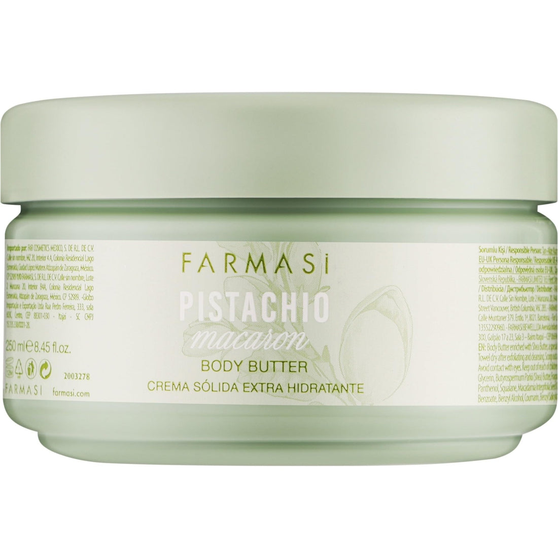 Farmasi Pistachio Macaron Burro corpo 250 ml — Burro corpo