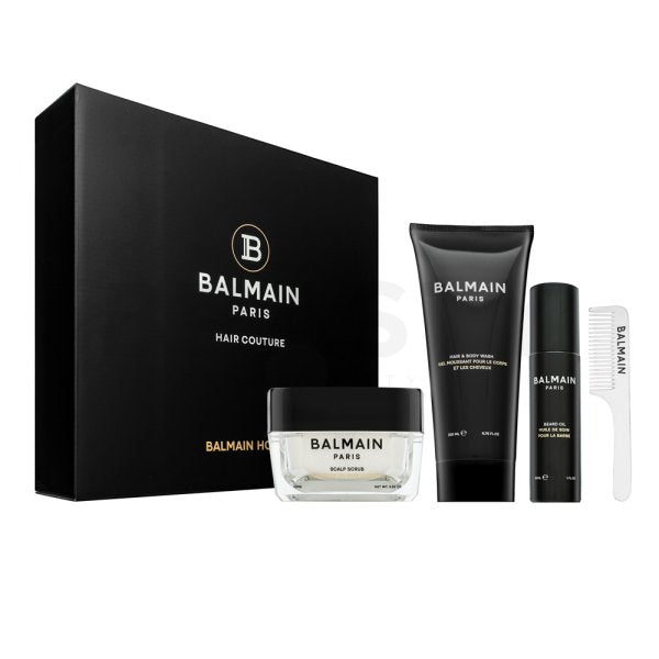 Balmain Signature ανδρικό σετ κουτιού 200 ml + 30 ml + 100 γρ