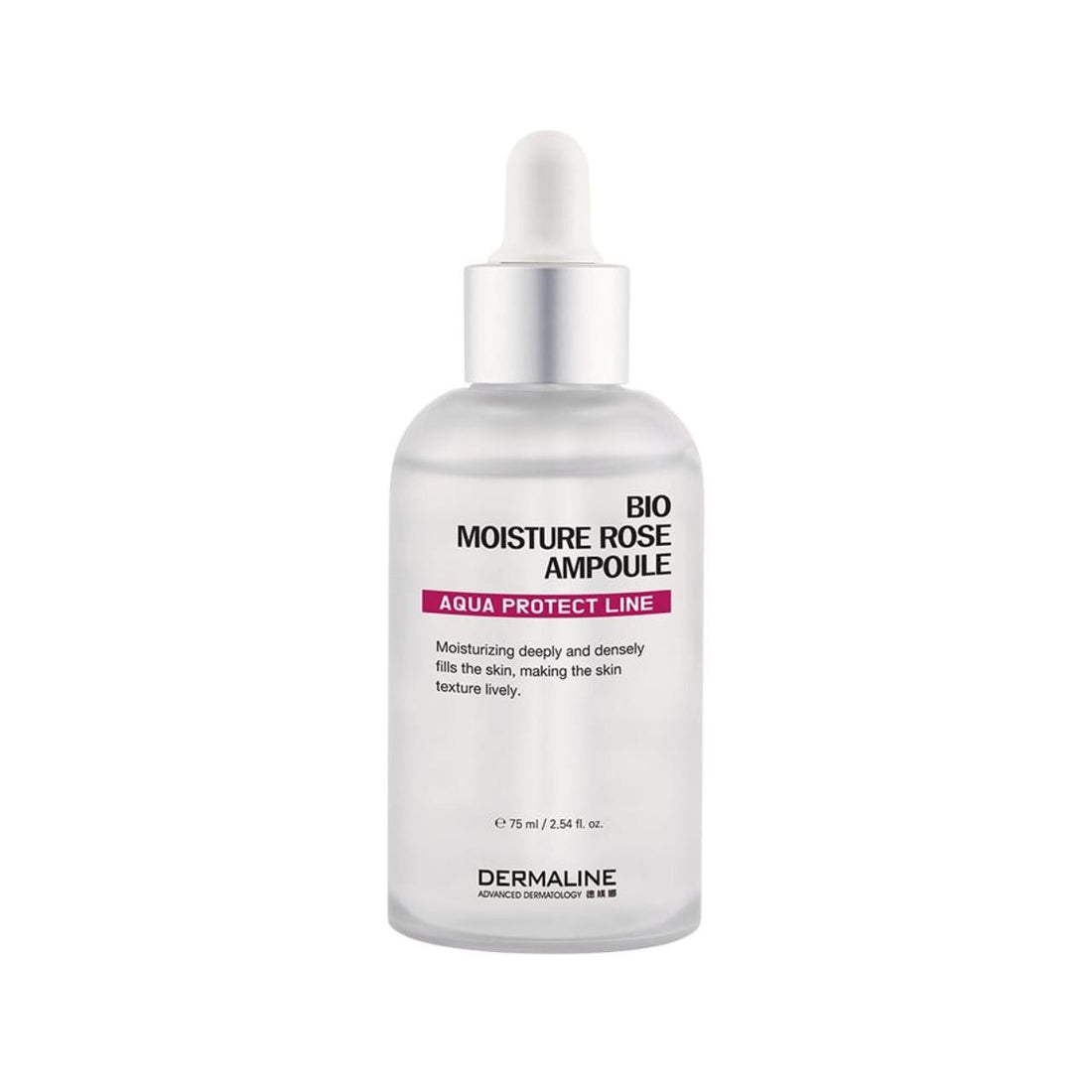 Dermaline Aqua Protect Line Bio Moisture Rose Ampoule 75 ml — Fiala viso idratante