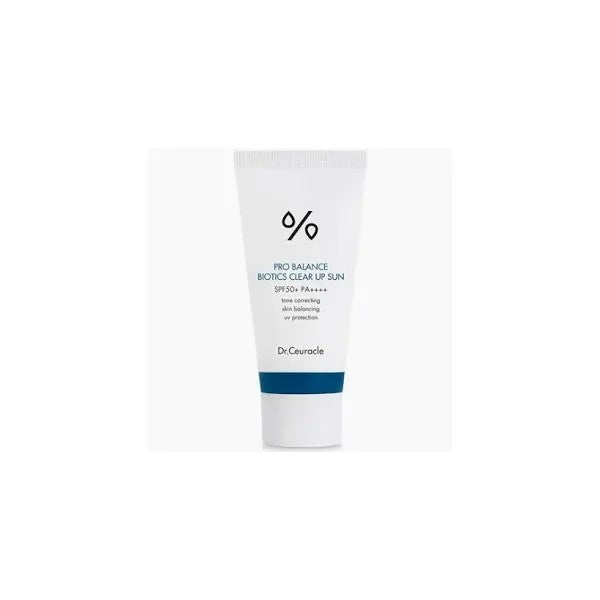 Dr.Ceuracle Pro Balance Biotics Clear Up Sole SPF50+ 50 ml — Crema viso solare
