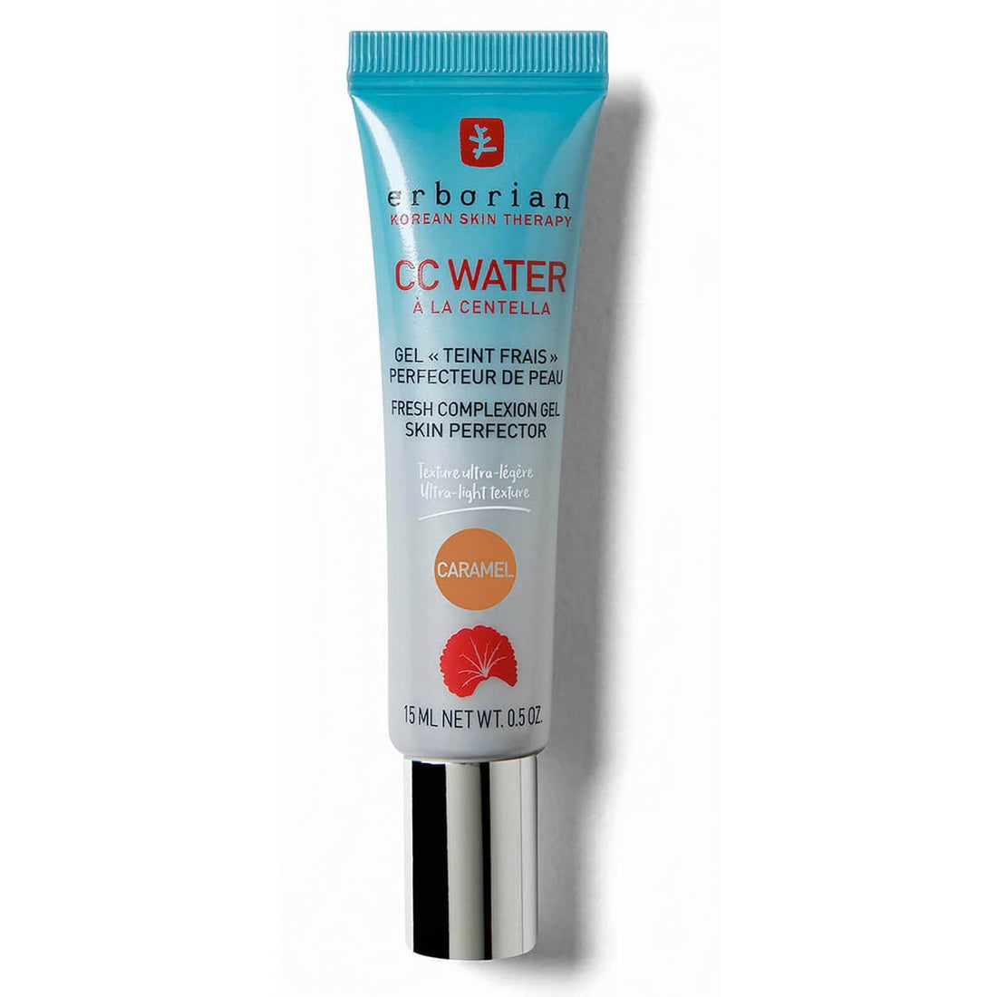 Erborian CC Water con Centella Gel perfezionatore incarnato fresco 15 ml Caramello — CC cream