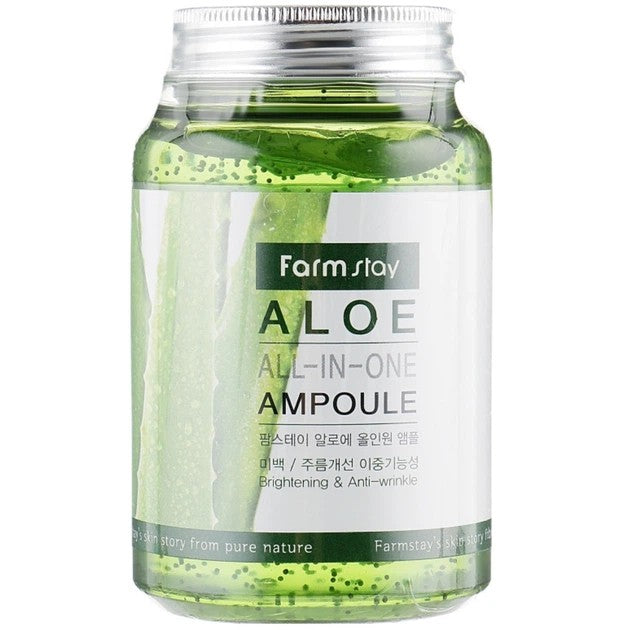 Farmstay Aloe All-In-One Ampoule 250 ml — Serum do twarzy