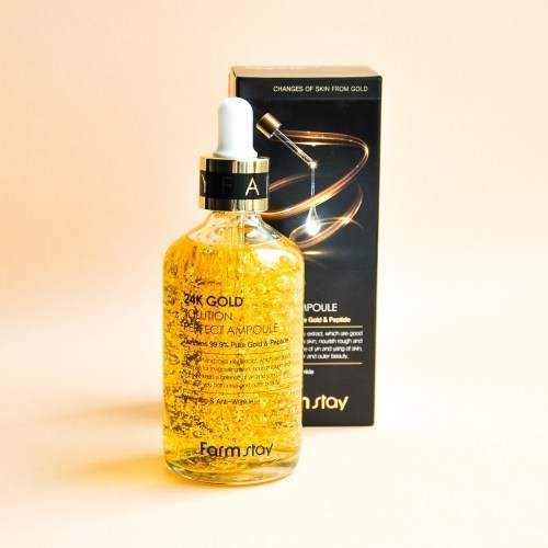 Farmstay 24K Oro Solution Perfect Ampoule 100 ml — Serum do twarzy