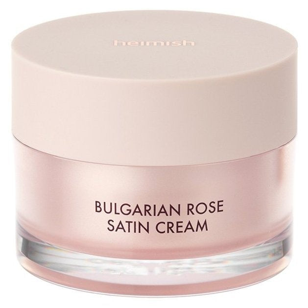 Heimish Bulgarian Rose Satin Crema 50 ml — Nawilżający krem do twarzy z różą bułgarską