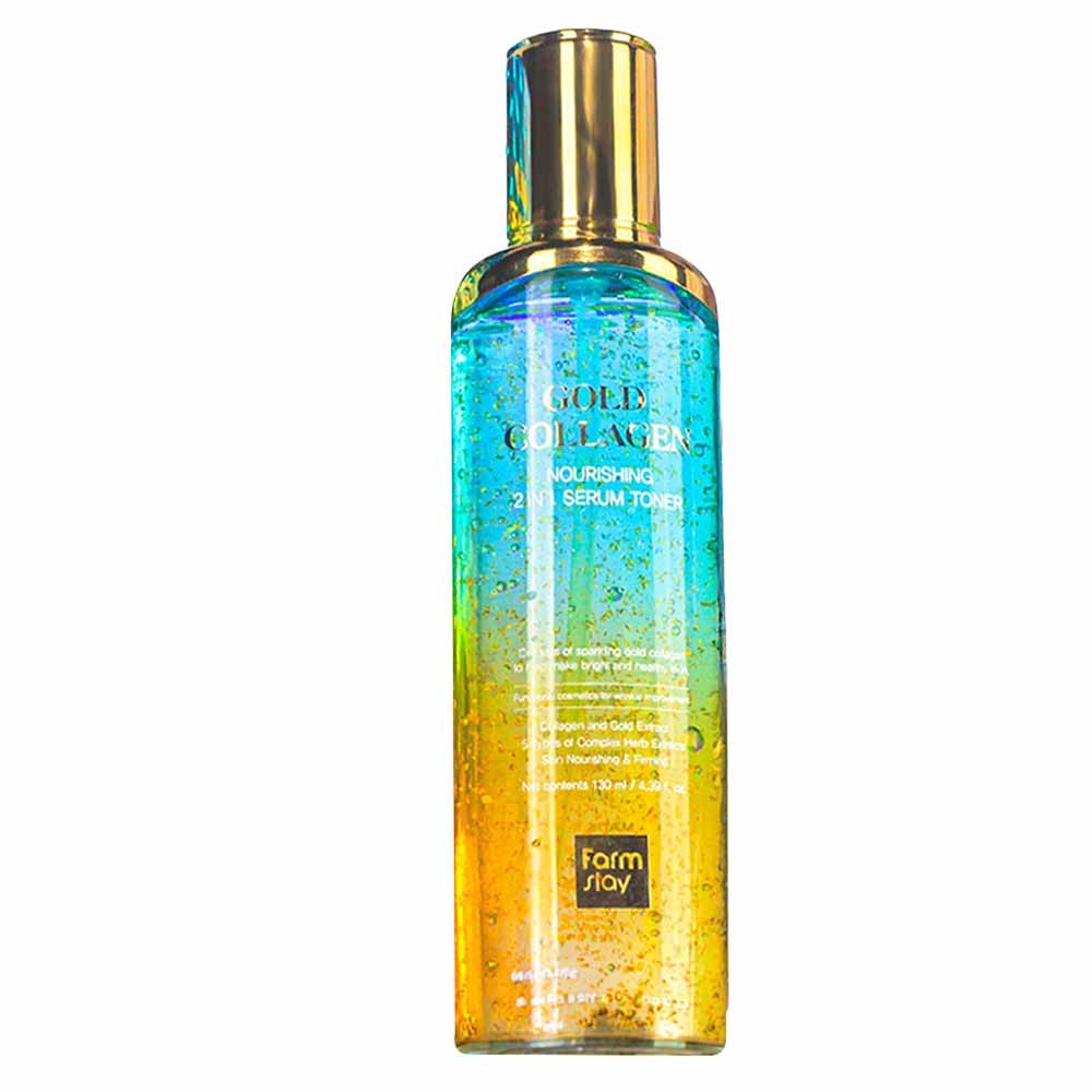 Farmstay Gold Collagen Nutriente 2 In 1 Siero tonico viso 130 ml — Serum tonik do twarzy