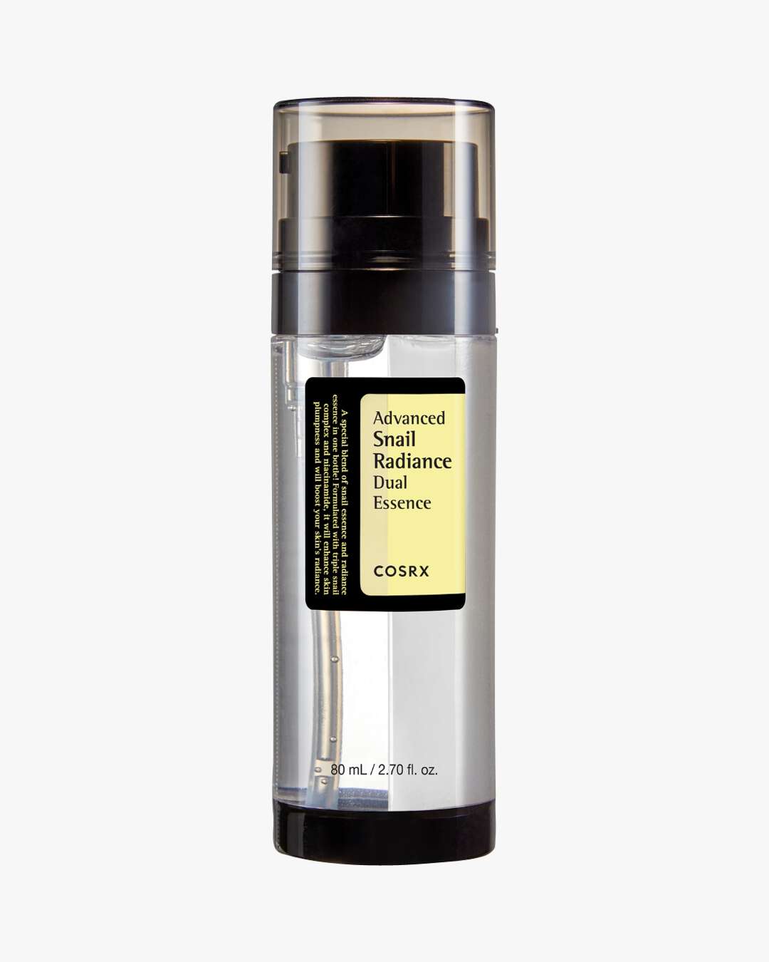 Cosrx Advanced Snail Radiance Dual Essence 80 ml — Siero Viso