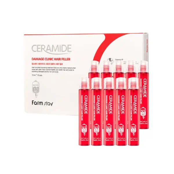 Farmstay Ceramide Damage Clinic Filler capelli 10 x 13 ml — Wypełniacz do włosów
