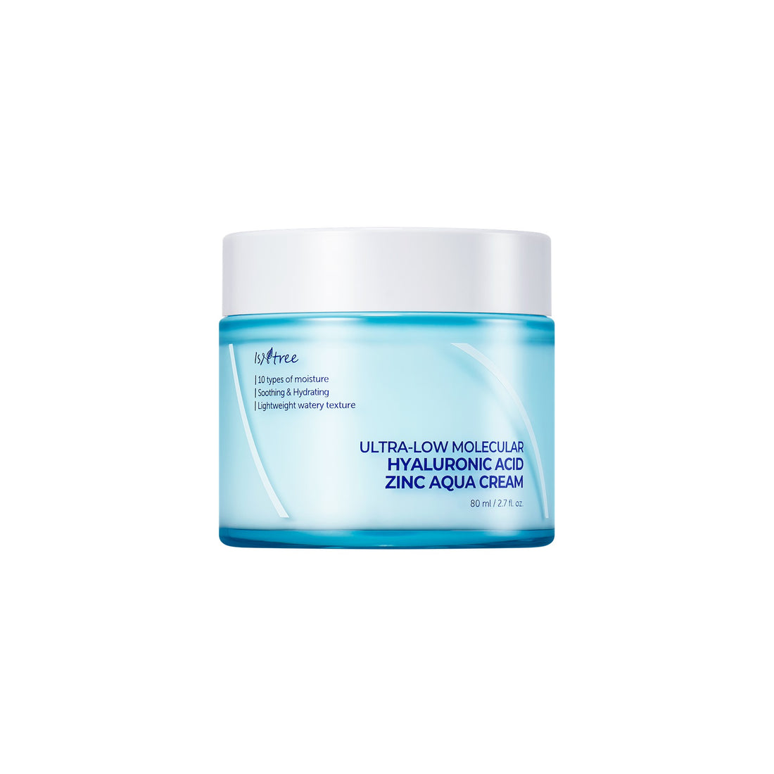 Isntree Ultra-Low Molecular Hyaluronic Acid Zinc Aqua Κρέμα 80 ml — Ενυδατική κρέμα προσώπου