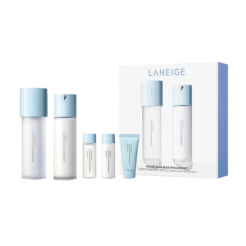 Laneige Water Bank Ha Blu Essential pelle grassa cofanetto 5 pezzi — Set skincare viso
